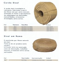 Distribuidor - Redes & Malhas | Corda Sisal / Sisal em Rama